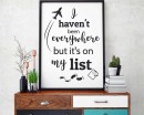 It's On My List Quote Decal